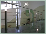 Stainless Rod Balustrade to Mezzanine