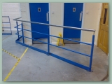 Barrier with Stainless Handrail